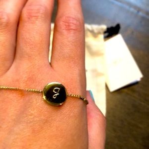 New! “J” initial Fossil bracelet